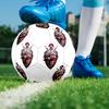 AC Milan logo Size 5 Soccer Ball, Machine-Stitched PVC, Durable & High Bounce, All Ages Fit, fan merchandise, matches & outdoor use.