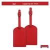 Thickened PU Leather Luggage Tag with Signature Card and Anti-Lost Features