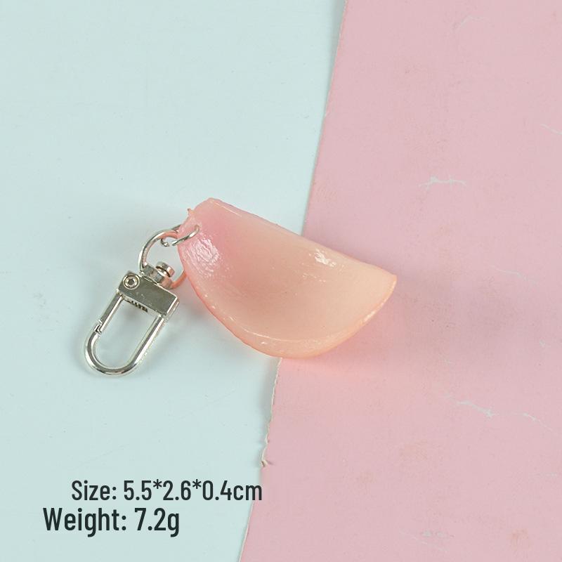 Vegetable Keychain Set: Chili, Broccoli, Garlic Food Pendants - Unique Bag Accessories