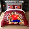 Lamine Yamal Design Bed Bedding Set 1 Duvet Cover + 2 Pillowcases Soft Breathable Household Bed Linens