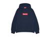 Box Logo Hooded Sweatshirt Navy