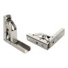 2 pièces Support d'étagère pliable en acier inoxydable Charnière à 90 degrés Supports d'étagère de table pour bancs Charnière pliable à ressort plat