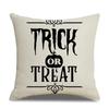 45x45cm Halloween Pillowcase Single Linen Pillowcase Waist Pillowcase for Living Room Sofa Car Home Decor