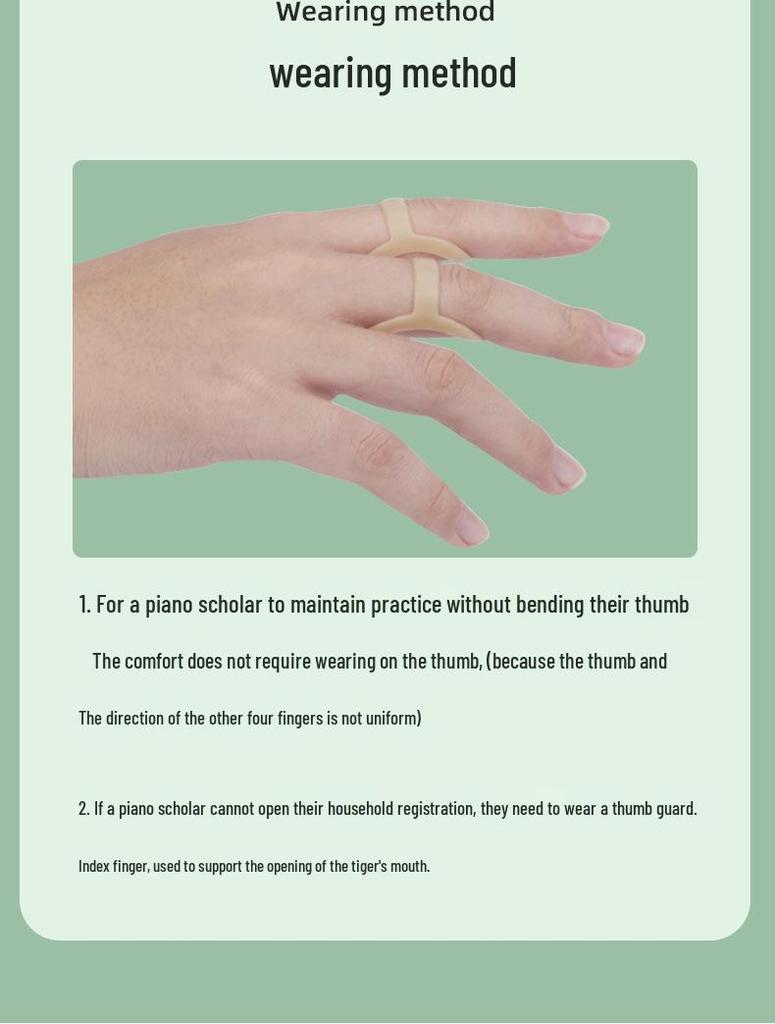 Piano Guzheng Pipa Guitar Finger Corrector & Trainer for Children and Adults