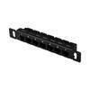 GeeekPi 0.5U Patchpanel, 7 Ports, CAT6 Kompatibel, 7 Zoll, DeskPi, RackMate TT Kompatibel, für ServerNetzwerk-Schränke