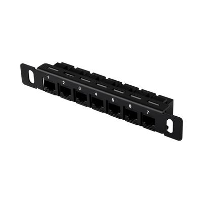 GeeekPi 0.5U Patch Panel, 7-Port, CAT6 Compatible, 7-inch, DeskPi, RackMate TT Compatible, for ServerNetwork Cabinets