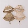 Embroidery Sun Cap Cartoon Bear Ear Kids Panama Hat New Summer Baby Hat  Boys Girls