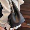 Simple Retro Underarm Big Bag Women's 2025 New Fashionable Large-capacity Shoulder Bag Casual Niche Tote Bag Tide