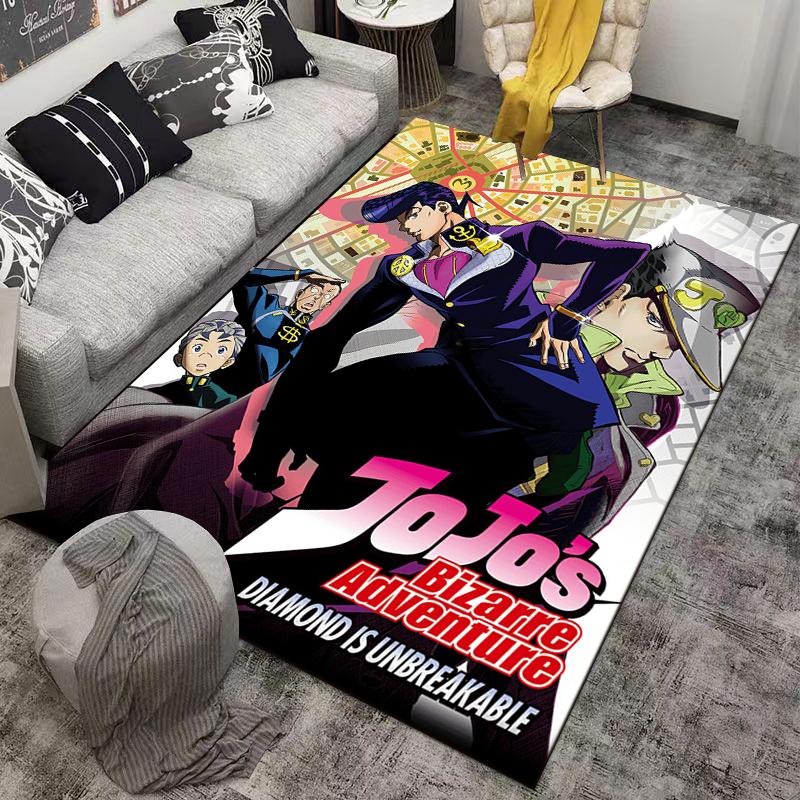JoJo's Bizarre Adventure Diamond is Unbreakable Poster Josuke Purple Suit; decorative accent carpet rug for hallway living room bedroom floor