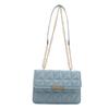 Stylish Chic Small Crossbody Bag Trendy Fashionable Chain Shoulder Purse In Black Pink White Blue