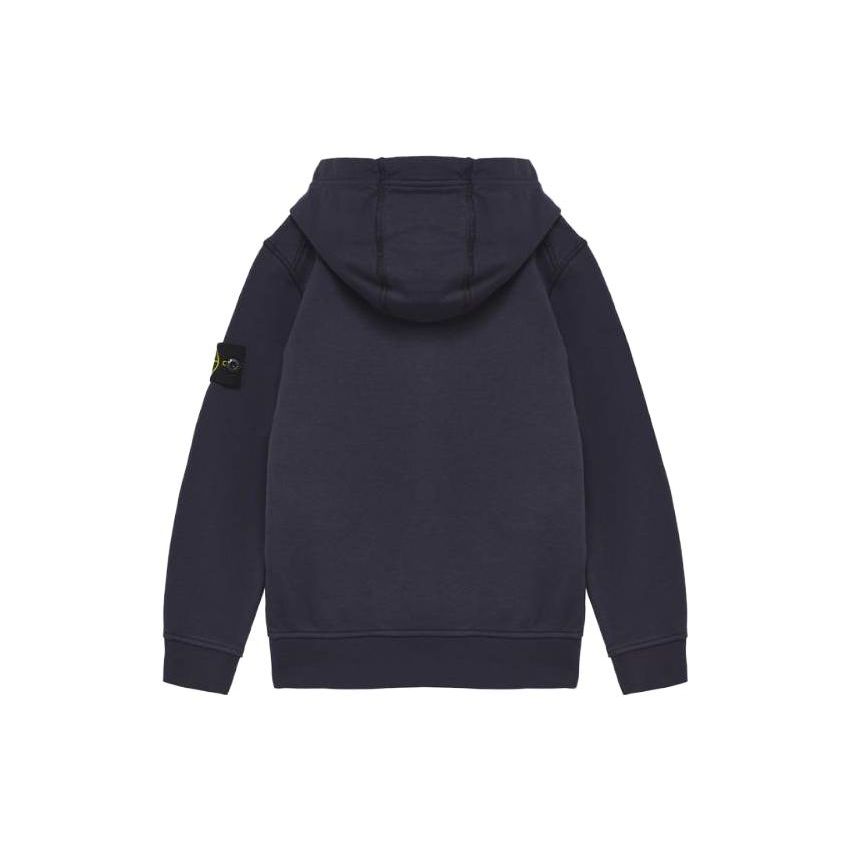 Stone Island Hoodie Ss23 Logo Patch Solid Color Pullover Hooded Kids hoodies Purple 781661640-V0026