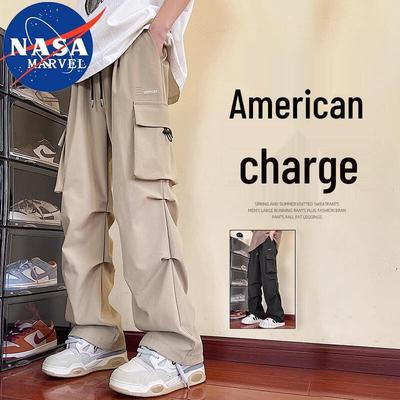 NASA MARVEL Men's Outdoor Straight-Leg Cargo Pants