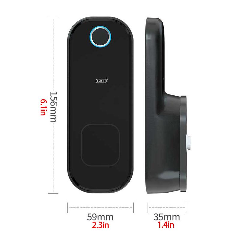 Keyless Door Waterproof Fingerprint Door Lock Waterproof Outdoor Gate Lock App Wifi Password Passcode Rfid Card Electronic Lock