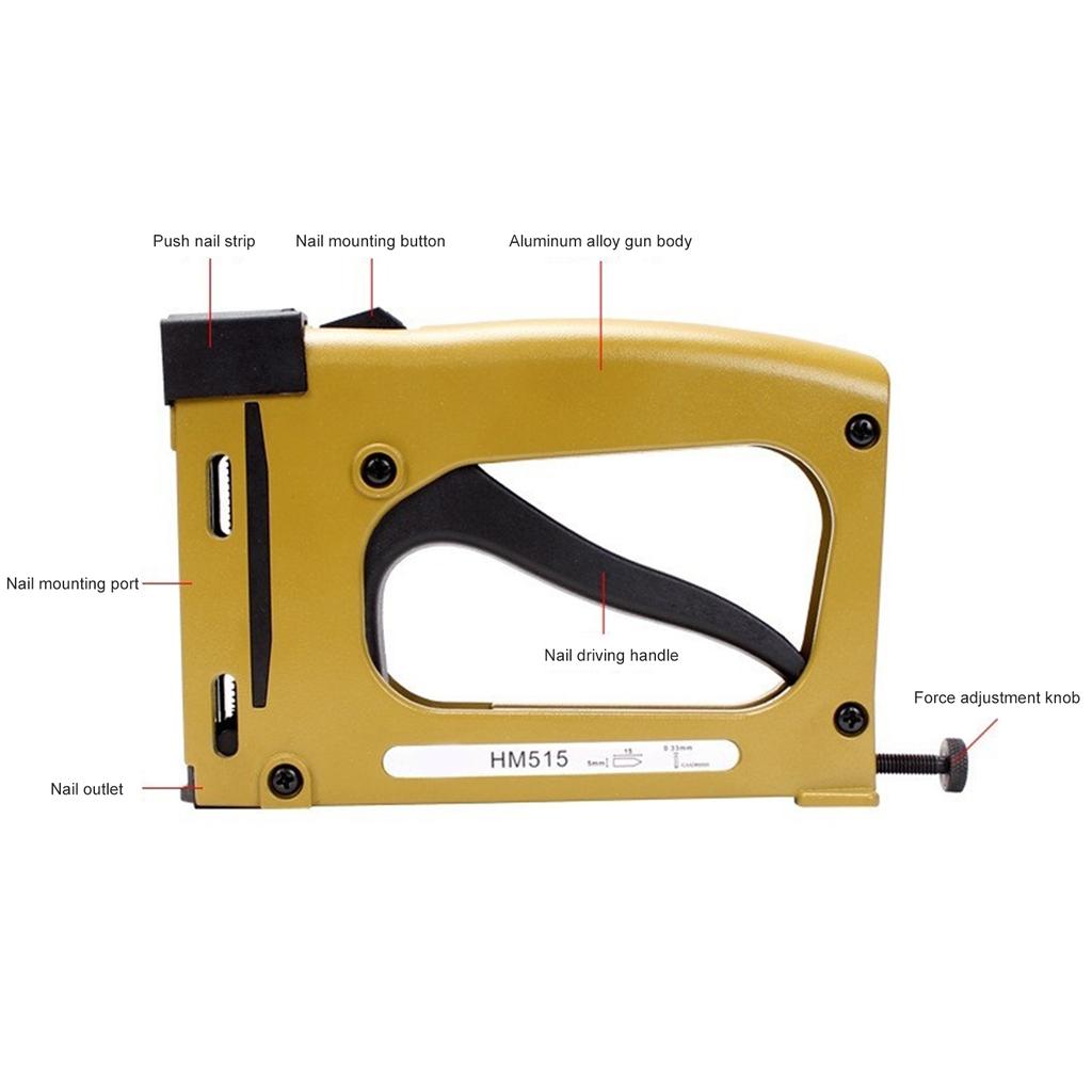 Back Plate Mounting Fixed Nailer Industrial Art Photo Frames Stapler Manual Picture Frame Joiner Tracker Easy To Use