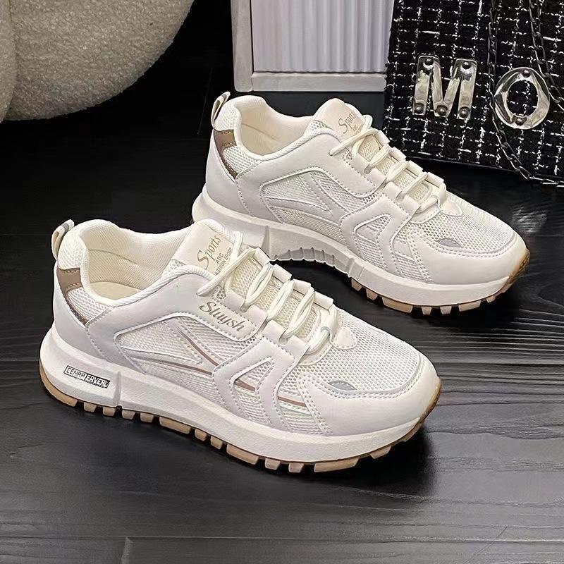 Mesh Forrest Gump shoes women's breathable and lightweight 2025 new comfortable soft-soled sports for a long time without tiring feet to work work sh