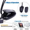 Ahvqevn 2-Piece Music Stand Light, Clip-on LED Book Light, Dual Arm Reading Light for Reading In Bed, 360-Degree Adjustable Clip