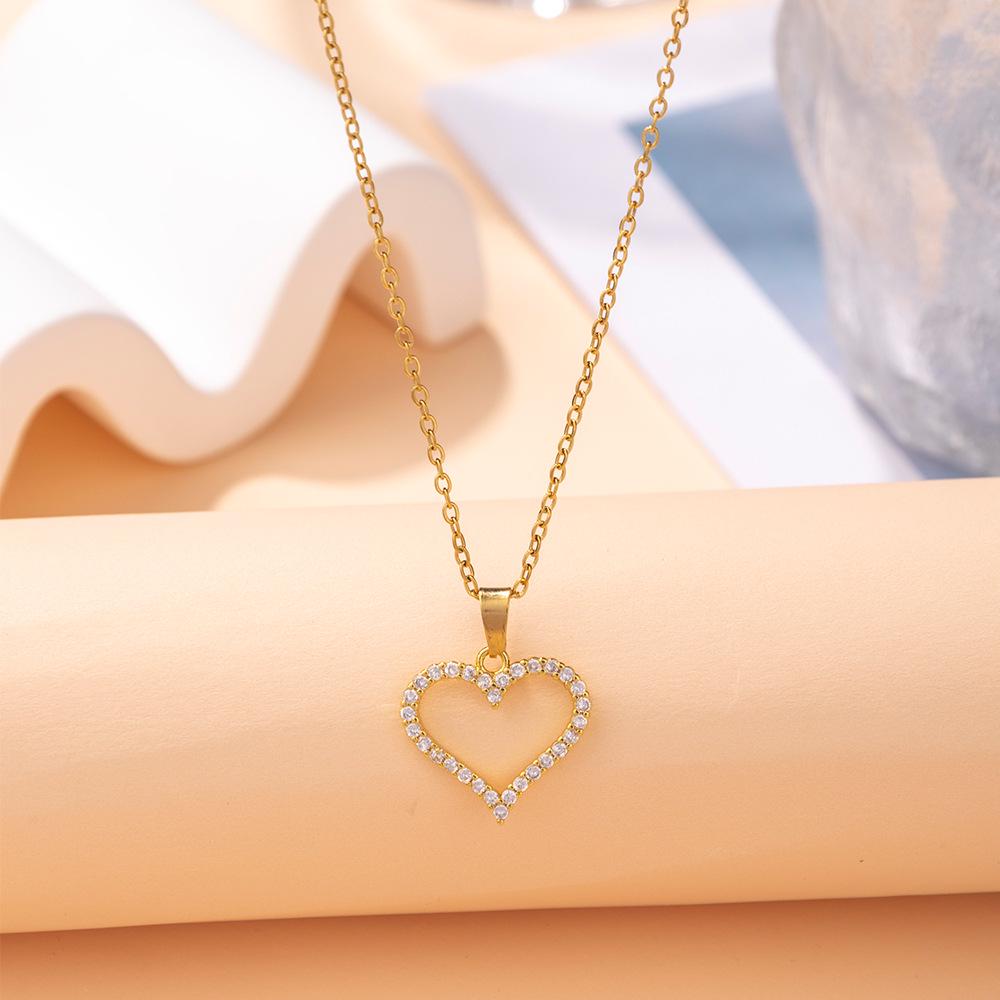 Kadın Lüks Titanyum Çelik Kolye Ucu Klavikula ve Uzun Kazak Kolyesi - Niş Tasarım