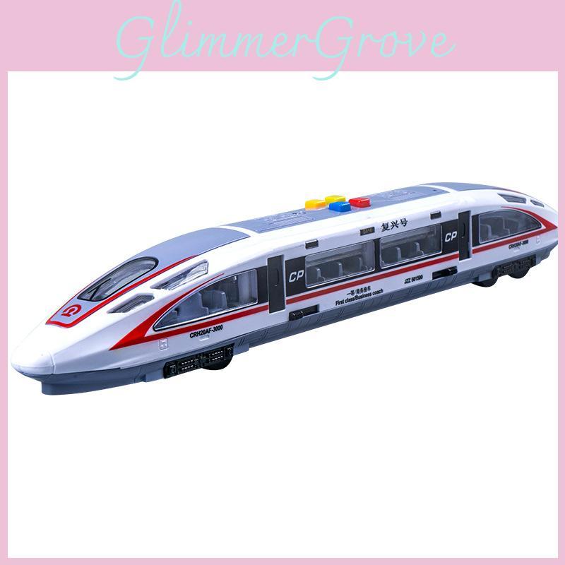 China Rejuvenation Highspeed Train Toy With Lights Music For Kids Educational Play