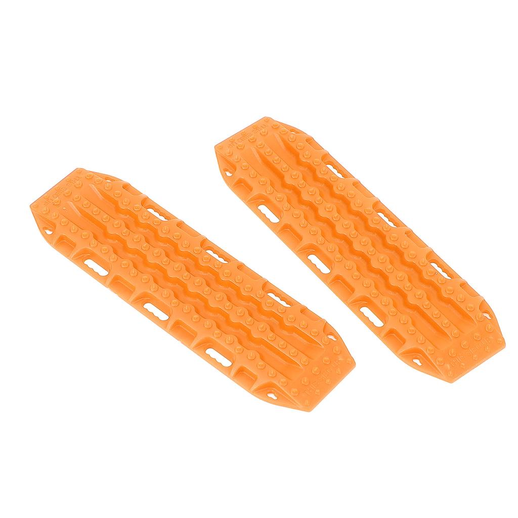 1 Pair RC Sand Ladder Anti Slip Plastic RC Crawler Car Recovery Ramps Board for SCX24 124 Orange