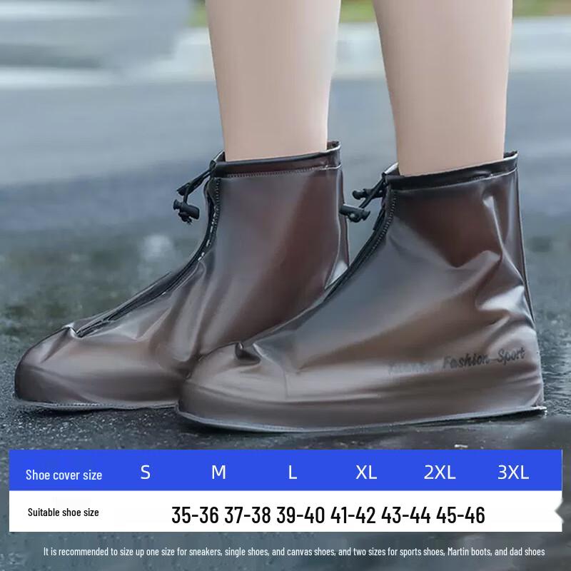 Waterproof Zipper Rain Shoe Covers