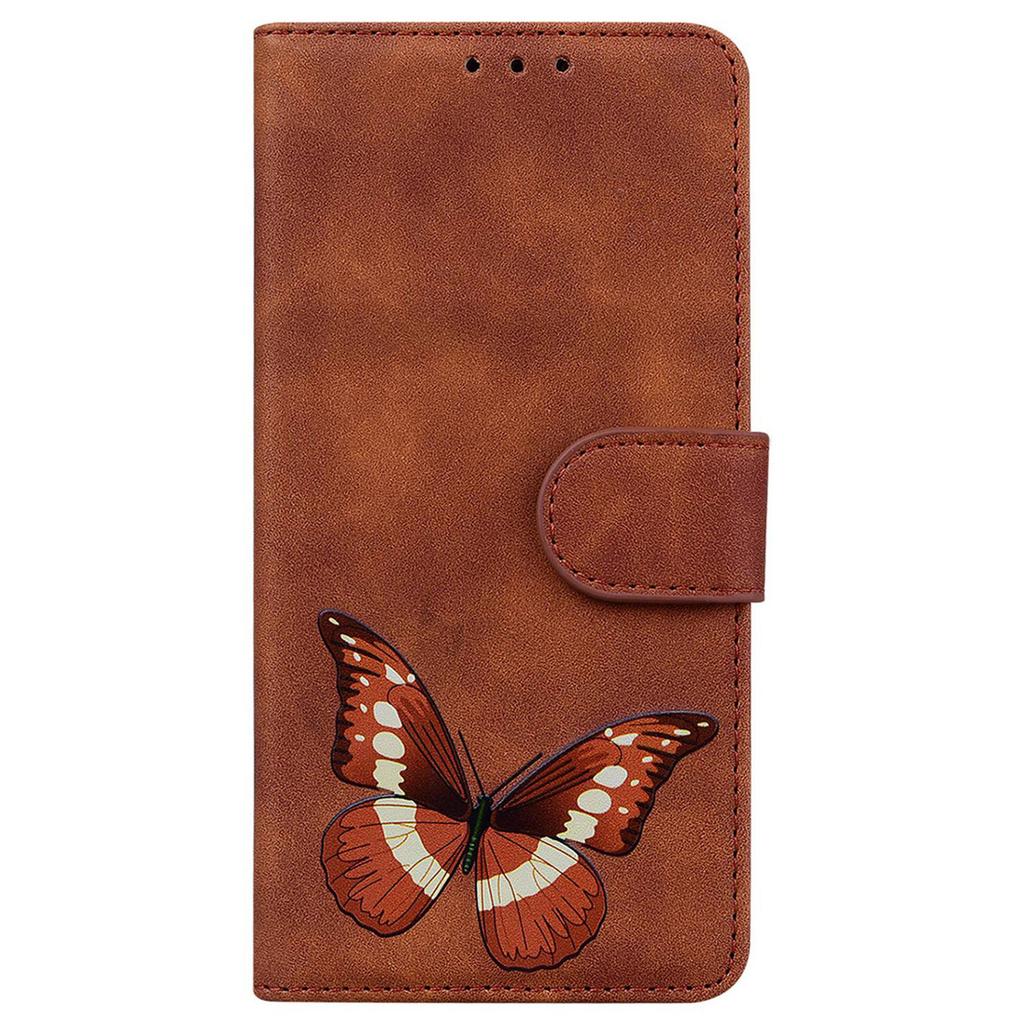 For iPhone 17 Pro Max Stand Case PU Leather Phone Cover Butterfly Printed