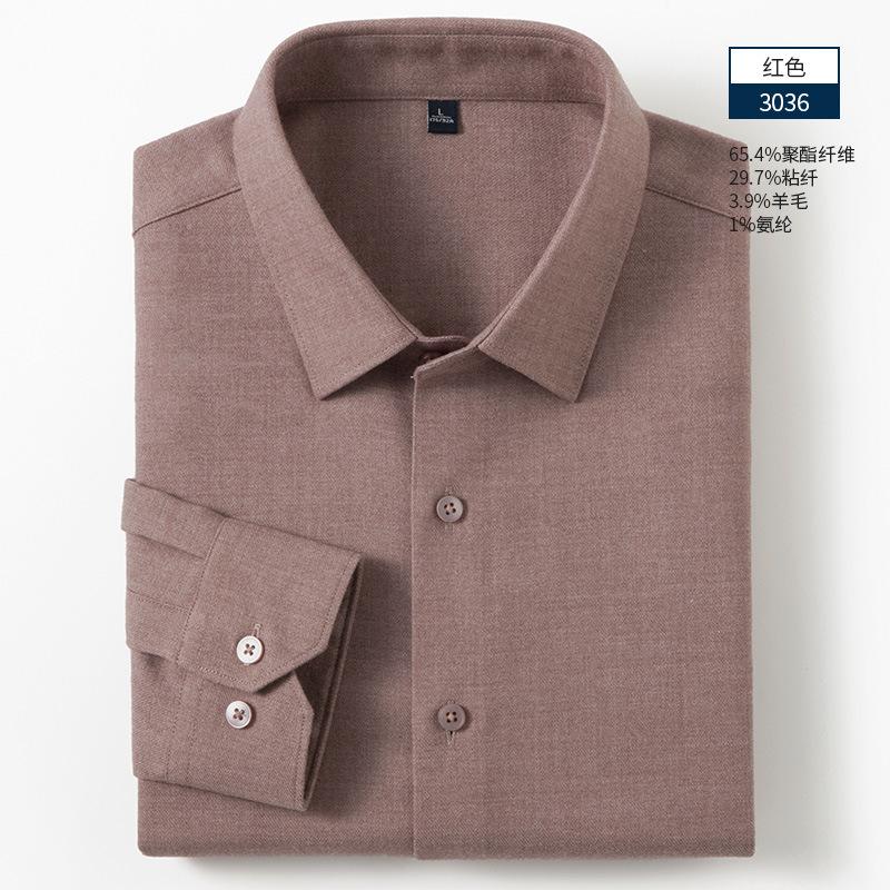 Autumn Casual Breathable Long Sleeve Men s Shirt Loose Fit S