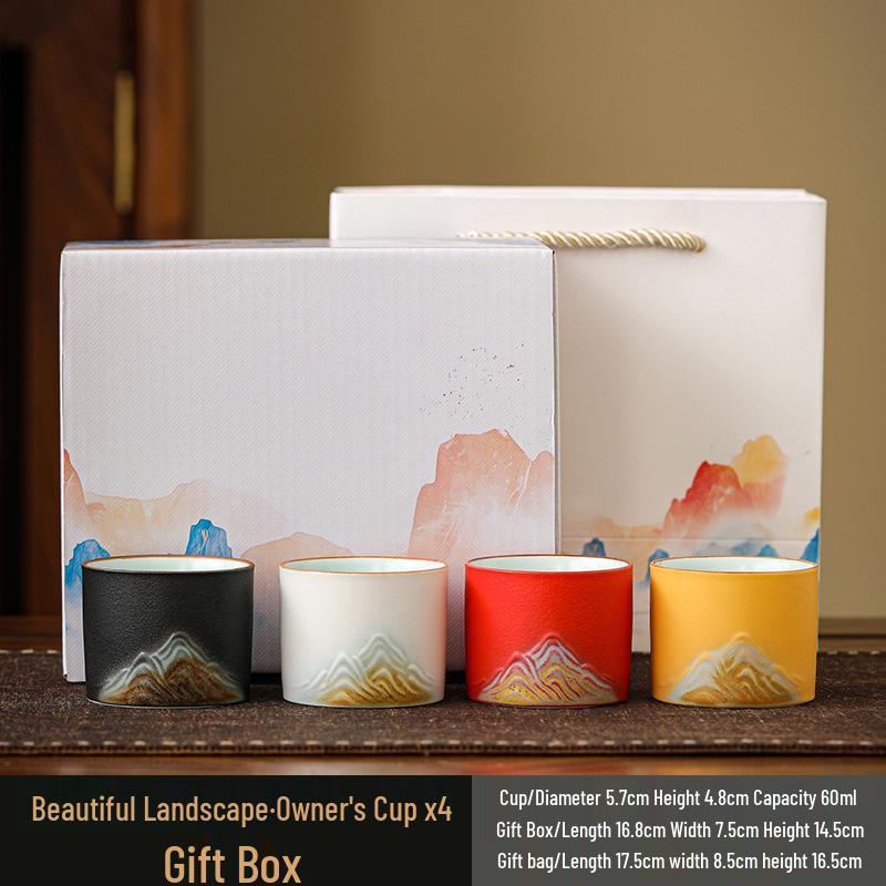 Kung Fu Tea Set: White Porcelain & Ceramic Teacups, Mutton Fat Jade Master Cup, Tea Bowl Set Gift