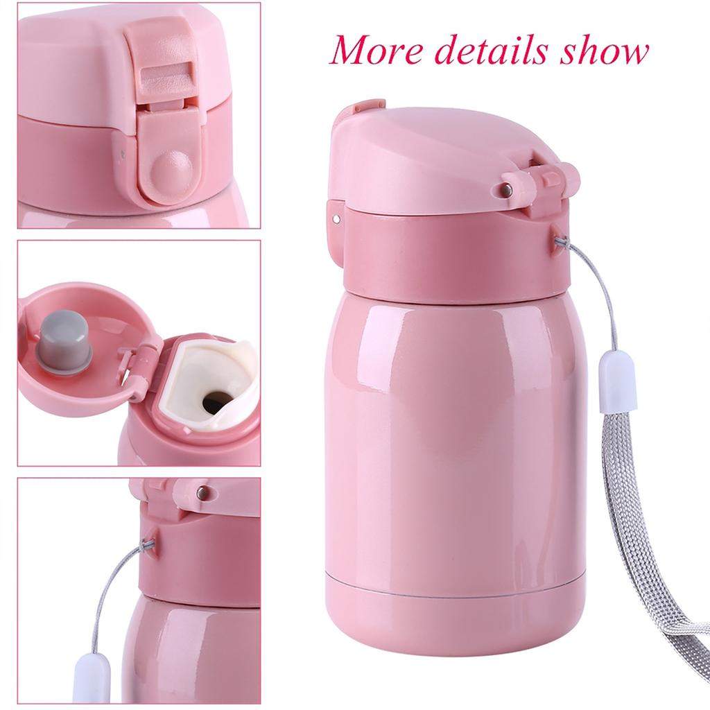 Thermal Cup 200/360ML Mini Stainless Steel Double Wall Vacuum Insulated Cup Thermal Water Bottle Office Mug Vacuum Insulated Cup