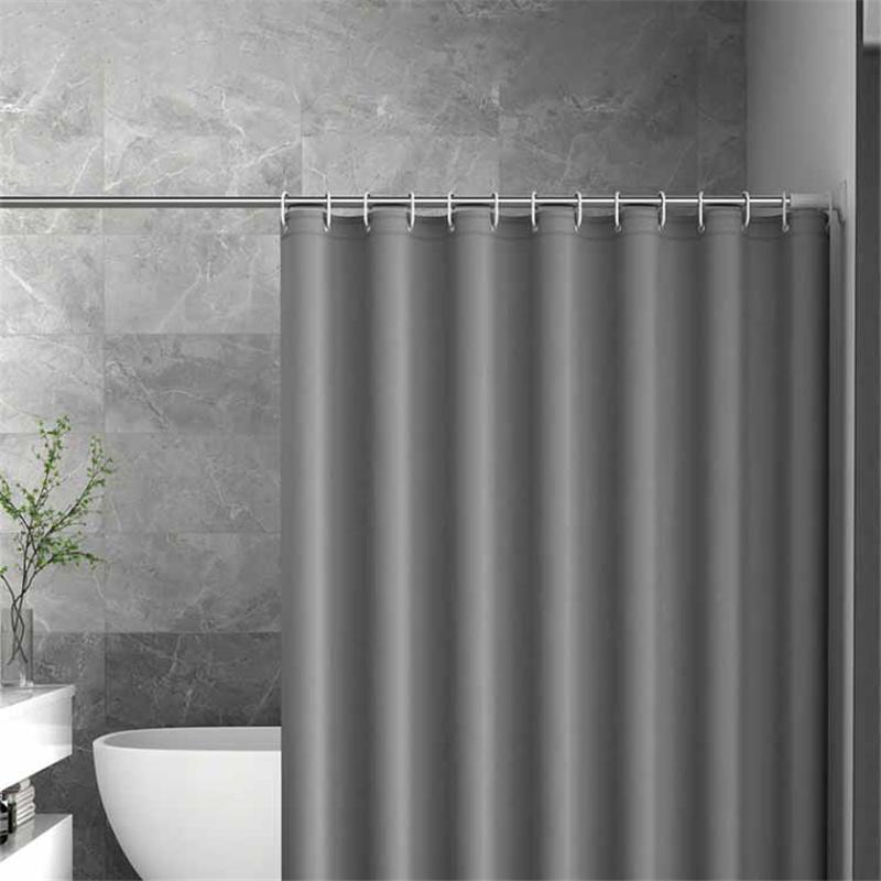 Rideau de Douche Imperméable Robuste Couleur Unie Rideau de Porte de Salle de Bain Doublure de Douche de Bain Cloison de Toilettes Rideau de Fenêtre