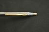 Vintage Cross Classic Century Medallist Ballpoint Pen Silver Gold Trim USA