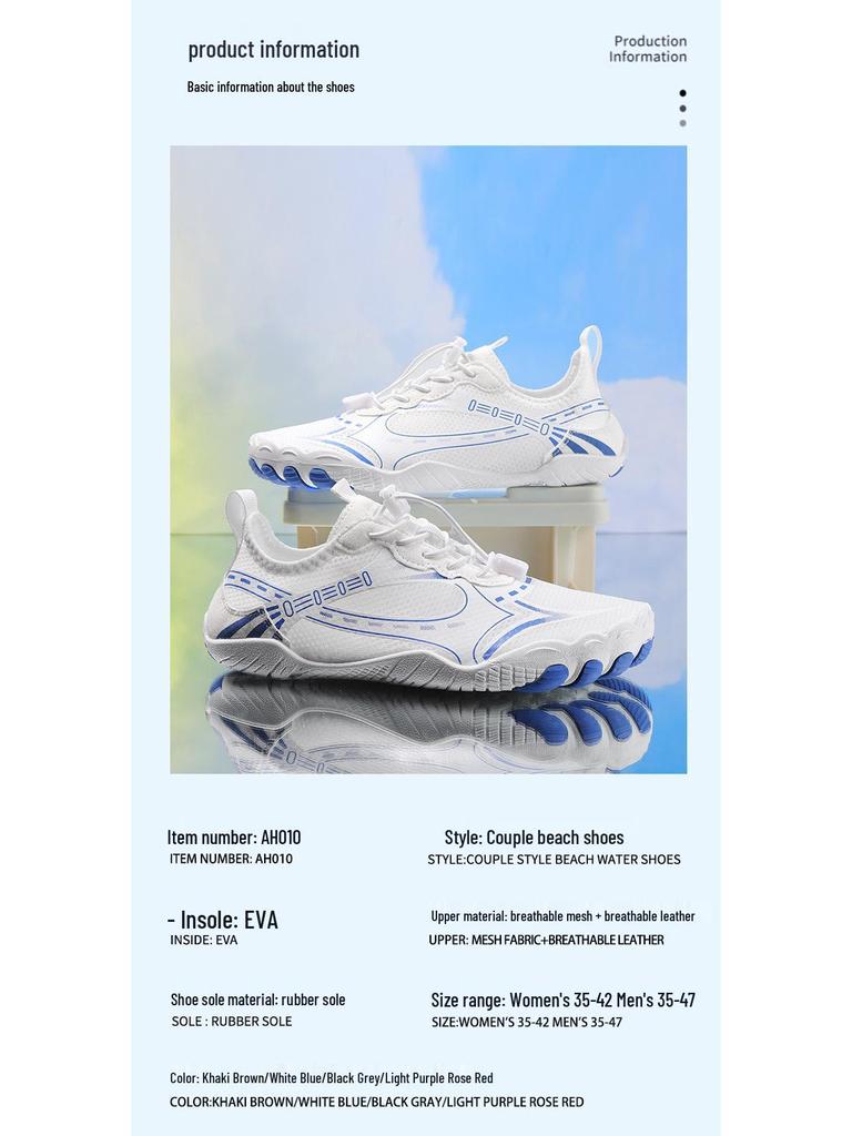 Unisex Outdoor & Indoor Multi-Purpose Shoes: Swimming, Hiking, Wading, River Tracing, Yoga & Fitness