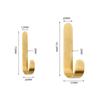 Wall Hooks & Hangers Modern Simple Gold Wall Hooks Home Storage Organisation