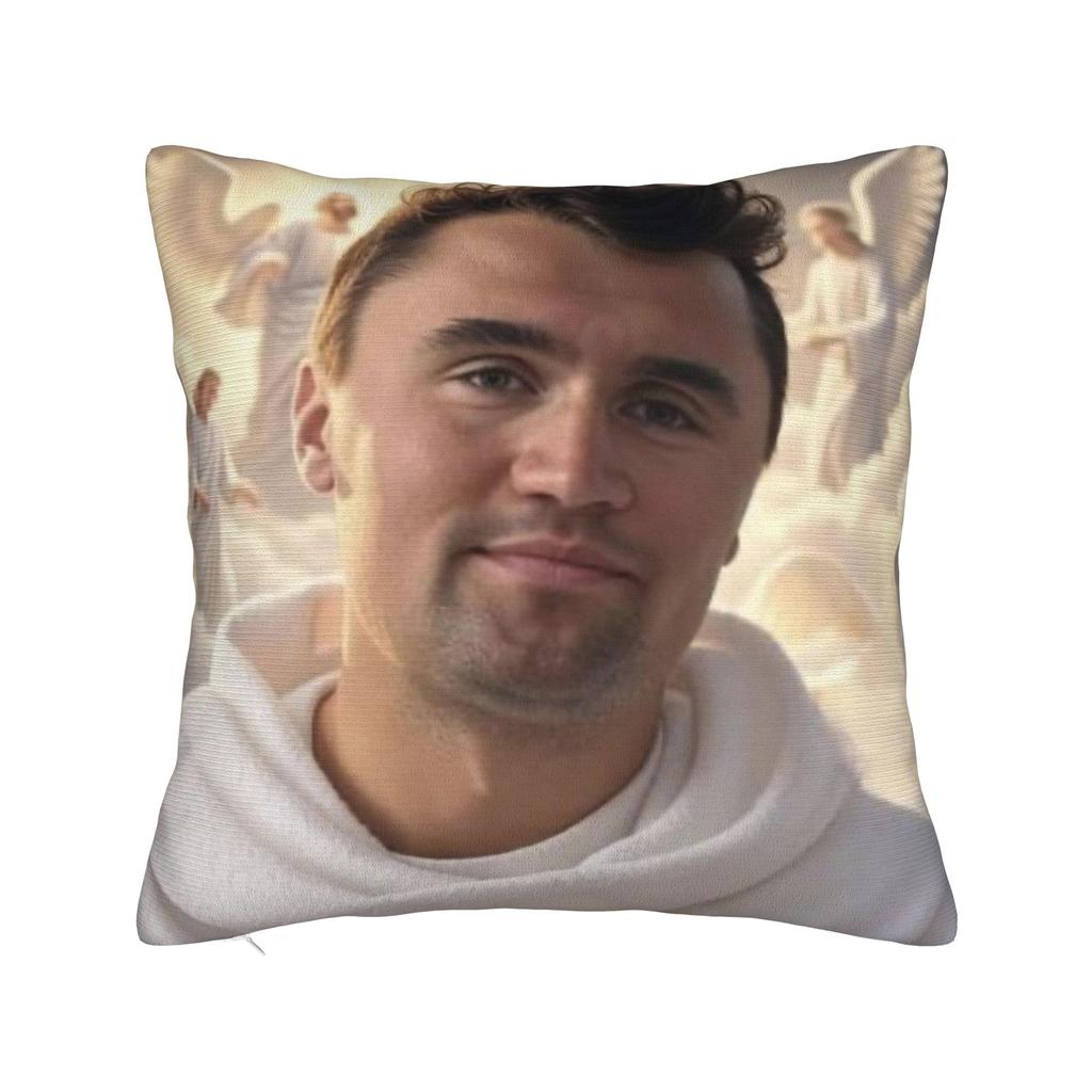 Charlie Kirk Pillow Cover Merch Soft Cushion Cover Decor Pillow Case Cover Home MultiSize