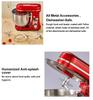 Biolomix Stand Mixer, 1200W DC Quiet Motor 6L Stainless Steel Bowl, 6+Pulse Speeds Electric Kitchen Mixer with LCD Timer, Dough Hook, Beater, Whisk