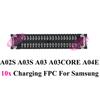 10pcs Charging Connector FPC For Samsung S25 S24 S23 S26 A15 A12 A72 A73 A05S A51 A71 A54  Motherboard FPC Connector 78Pin