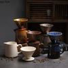 Ceramic Coffee Pot Set Pour-over Coffee Dripper Sharing Pot Funnel Coffee Filter Holder Teapot Filter Pots Moka Pots Coffeeware