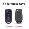 Tpu Auto Shell Fob Holder Car Flip Key Case Cover Bag For Renault Sandero Stepway Logan Clio 5 Arkana Kwid Kadjar Captur Megane