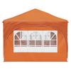 Pop Up Party Tent 575 X 288 X 245 Cm Orange Oxford Fabric
