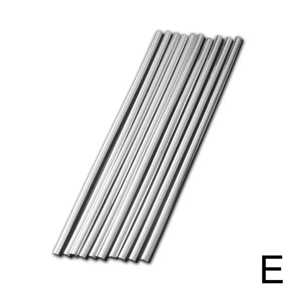 

20 см 10 шт. Декоративная полоса для автомобильного кондиционера, гальваническая полоса для автомобиля, декоративная сетка, яркий зажим U-sh Q2K8 серебряный