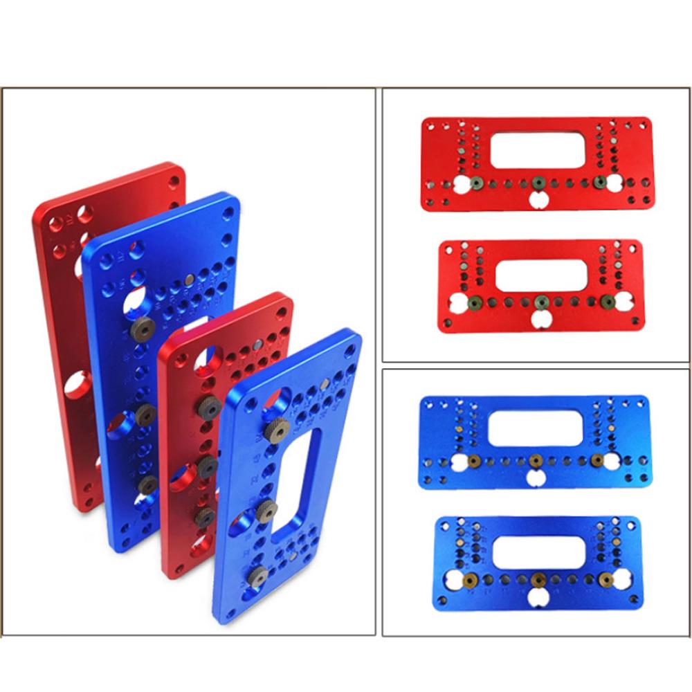 Buy Hole Punch Locator Jig Set Door Drill Guide Sleeve Reliable