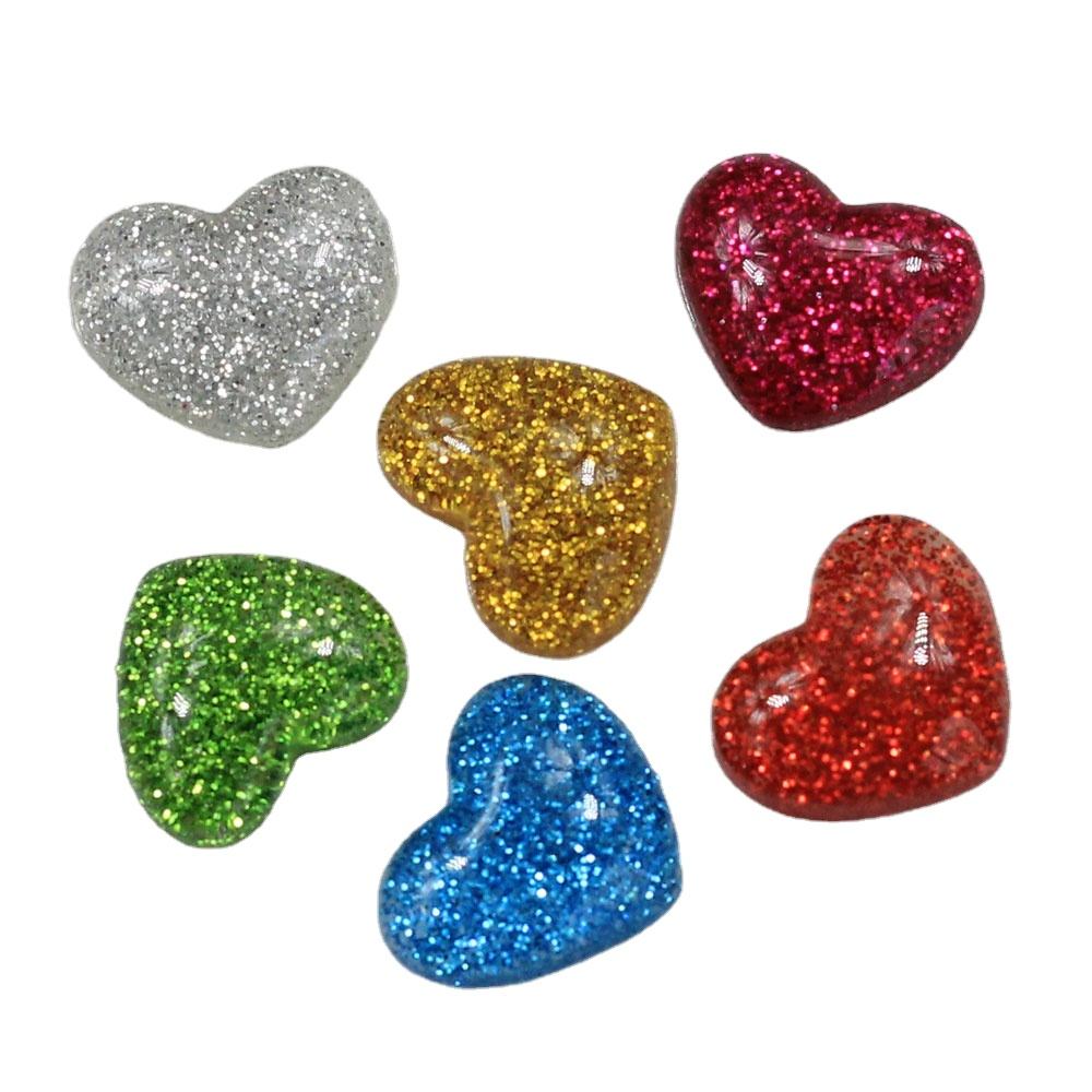 100pcs 10mm Resin Flower with Rhinestone Flatback Transparent Cabochon for Kids Girls DIY Jewelry Nail Art Decor Beads Crafts