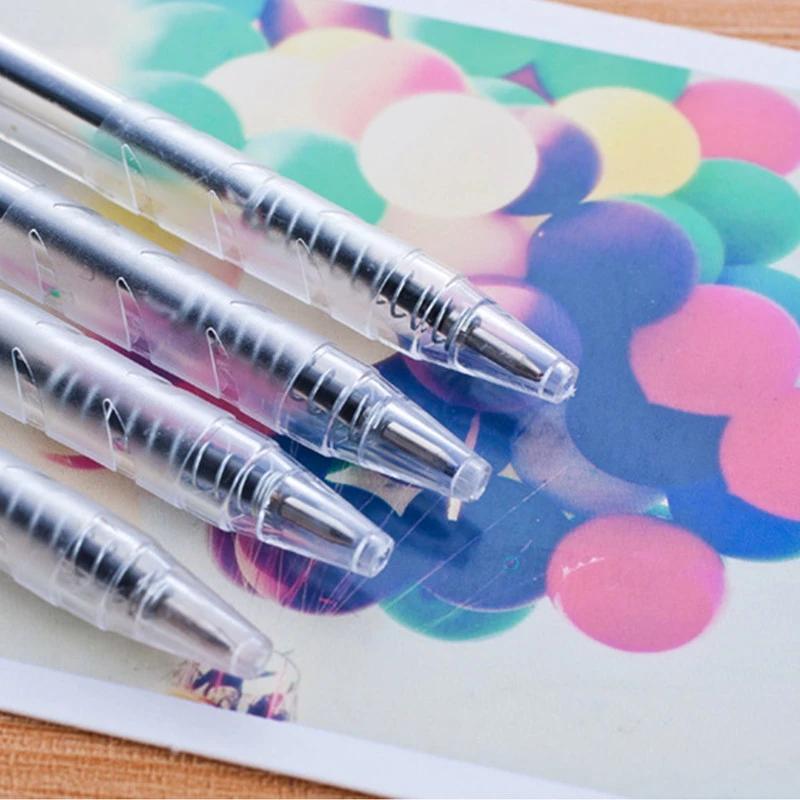 10 Pcs/set 0.7mm Retractable Ballpoint Pen Simple Press Ball Pen Wholesale Gel Pens Student Stationery Office Accessories