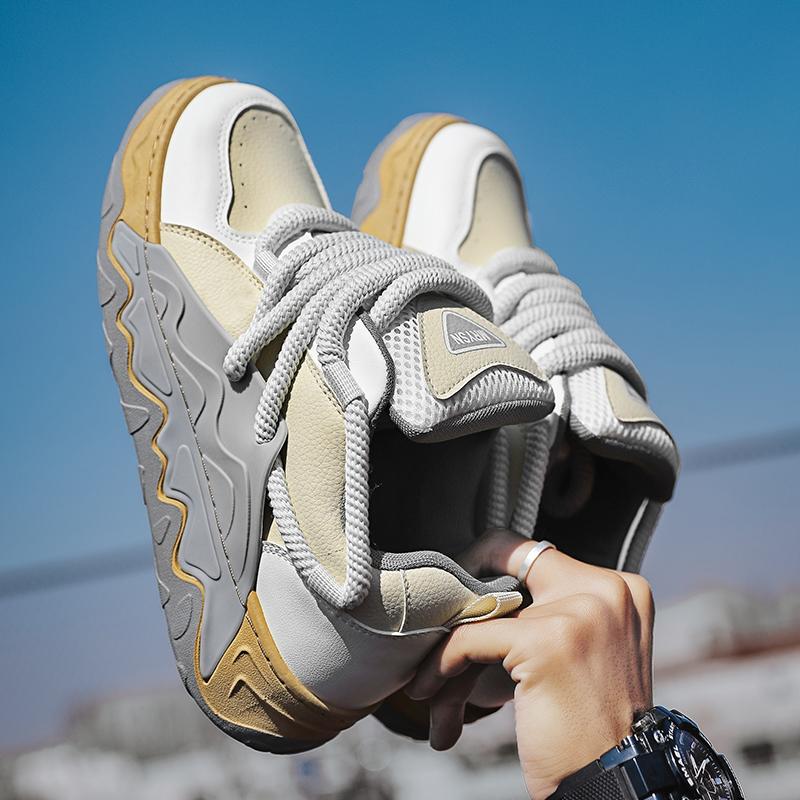 Fashion Casual Shoes For Men Punk Sport Walking Sneakers Men New Platform Vulcanized Sneakers Shoes Male Street Style 2024