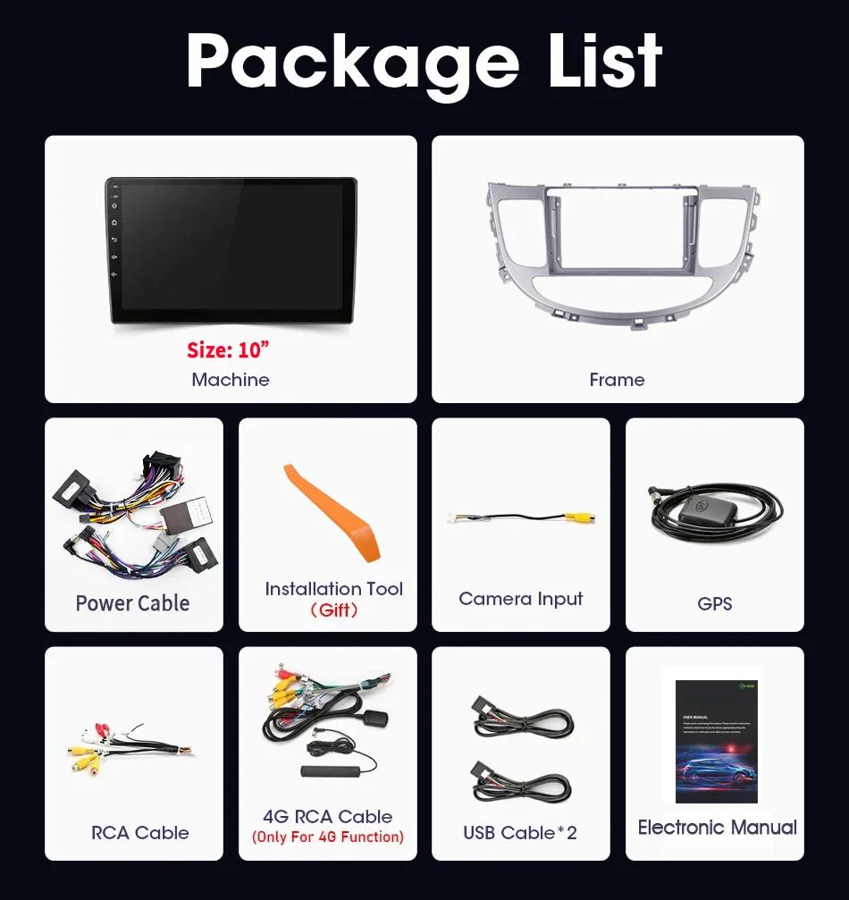 For Hyundai Rohens Genesis 2008-2013 Android 13 Car Stereo Radio Multimedia GPS Head Unit Wireless Carplay Auto Screen