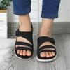Women's Fashion Trend Anti-slip Wear Fashion Spring And Summer Women Sandals Flat Bottom Thick Bottom Light Open Toe Sandalias