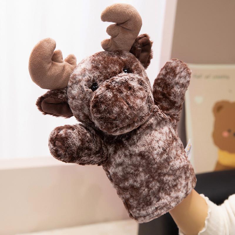 Forest Animal Hand Puppets Set Soft Plush Toys For Storytelling And Play