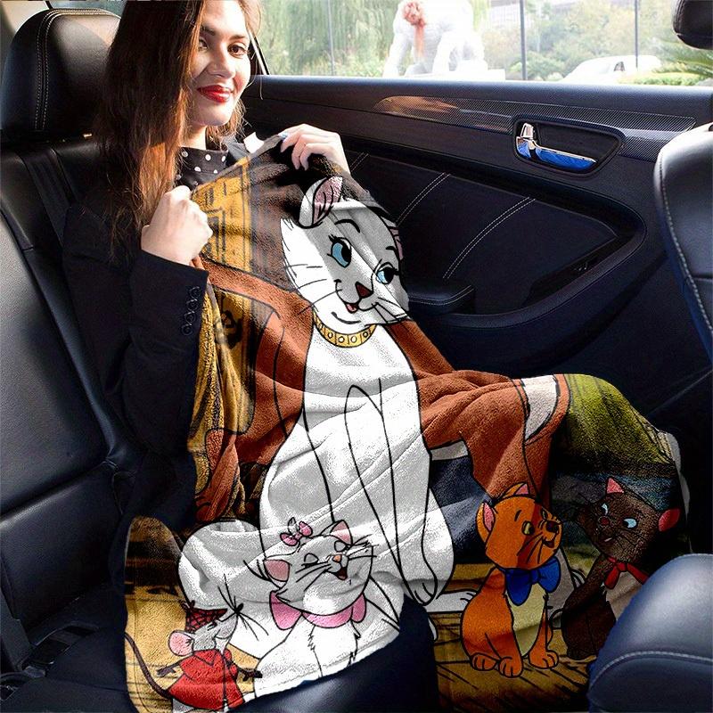 1pc. Cute Cartoon Cat Family Design Blanket, Soft Throw for Home Decor, Gift Idea for Friends and Family, Suitable for All Seasons, Warmth a