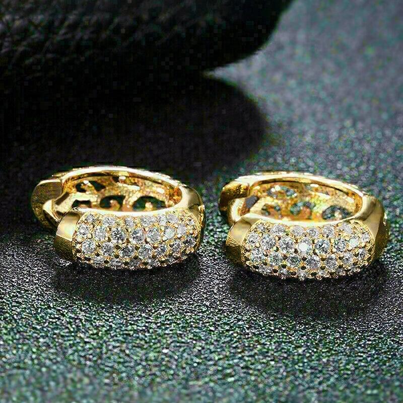 Earrings, Micro-inlaid Zircon French Jewelry, Fashionable and Elegant Workplace Accessories