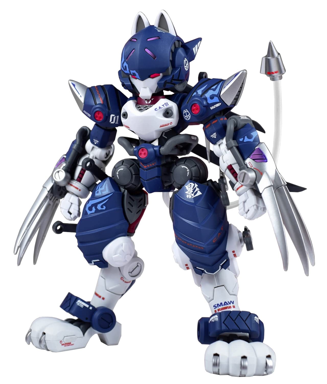 

Platz XIAOT Super High Mobility Armor Cat Ninja Shadow Scale Color Coded Plastic Model XIA1 C.A.T-01 1/60