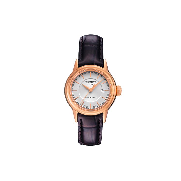 

TISSOT Kason Zen I Collection Automatic Mechanical Movement Women s Watch 29.5mm White Dial Leather Strap T085.207.36.011.00 White Dial